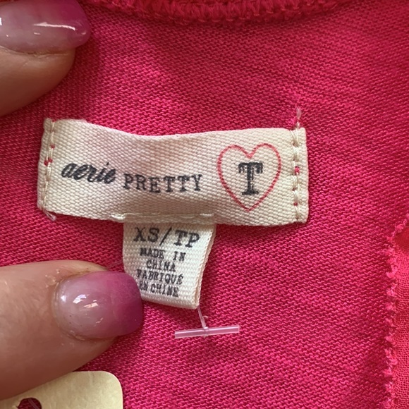 NWT aerie Open Back Pretty T 💕 - Picture 9 of 14